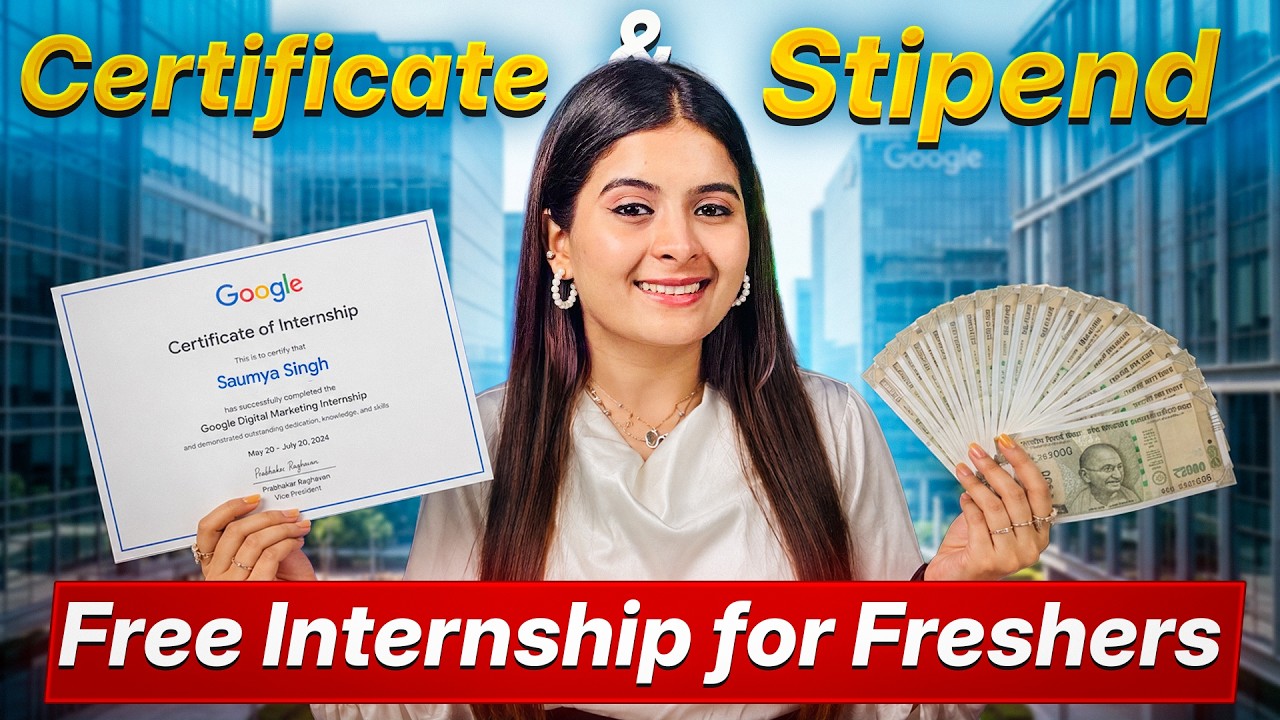 500+ FREE Online Internships with Certificate + Stipend | Apply Now!