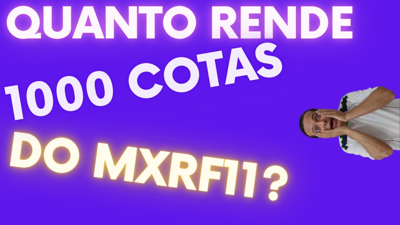 Quanto rende 1000 cotas do FII MXRF11? #mxrf11 #fiis #liberdadefinanceira #rendapassiva