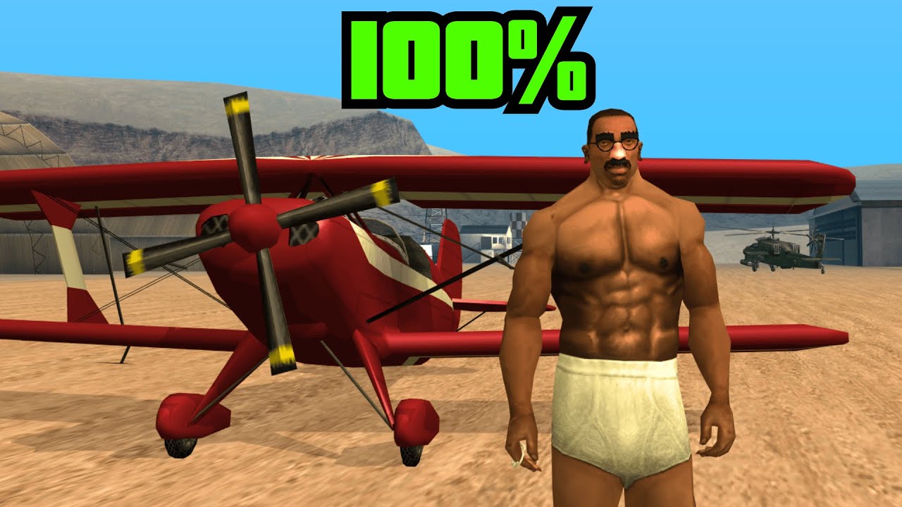 Fazendo a ESCOLA DE AVIAÇÃO no GTA San Andreas
