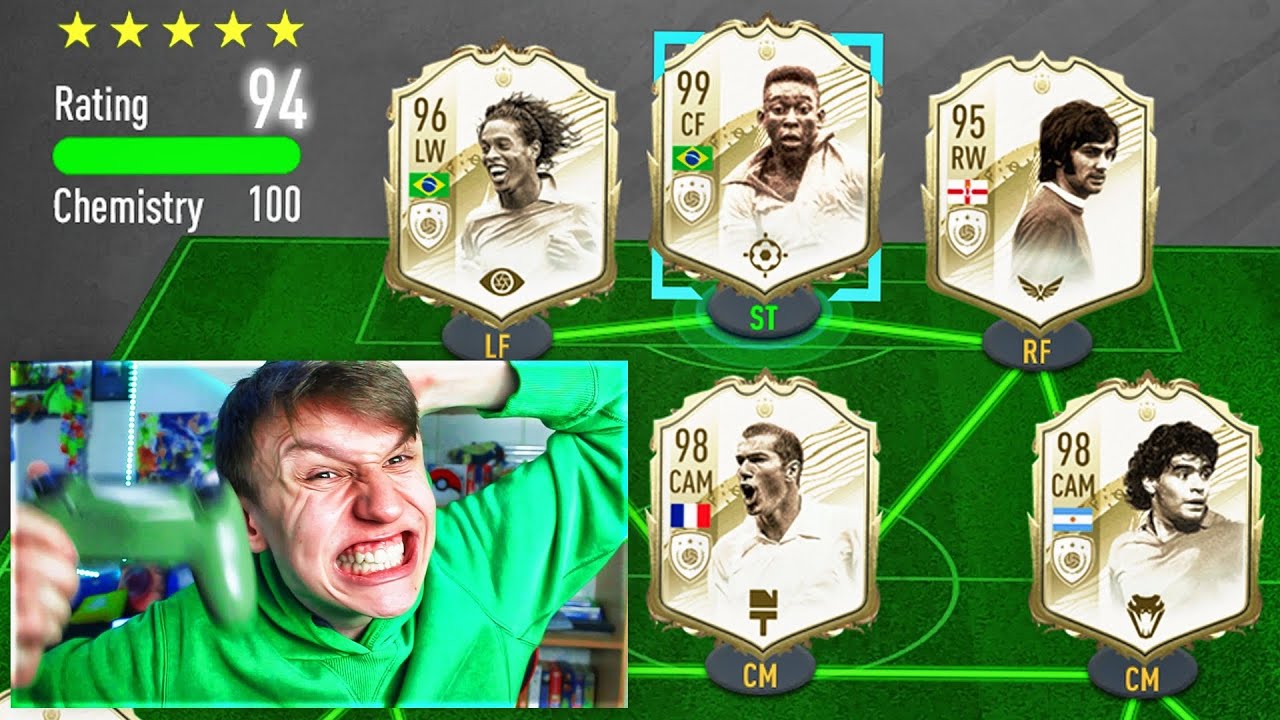 *NEW* ICONS IN THE RAREST 194 FUT DRAFT EVER!! (FIFA 20)