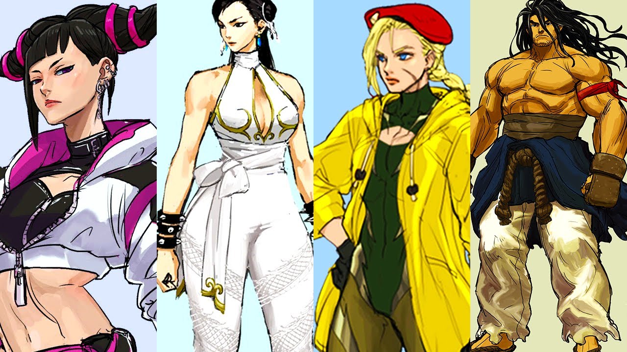 Street Fighter 6 - All Unused Skins Designs and All Artwork (Fighting Ground + World Tour)