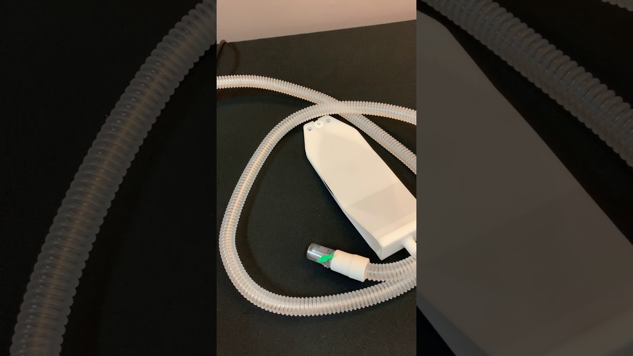 Front Panel Overview and Pre-Use Test - Breas Vivo 65 Ventilator