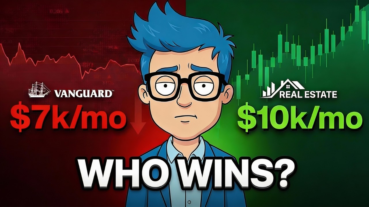 $100K in Vanguard vs Real Estate: Which Actually Builds Wealth? (Most Quit at Month 14)