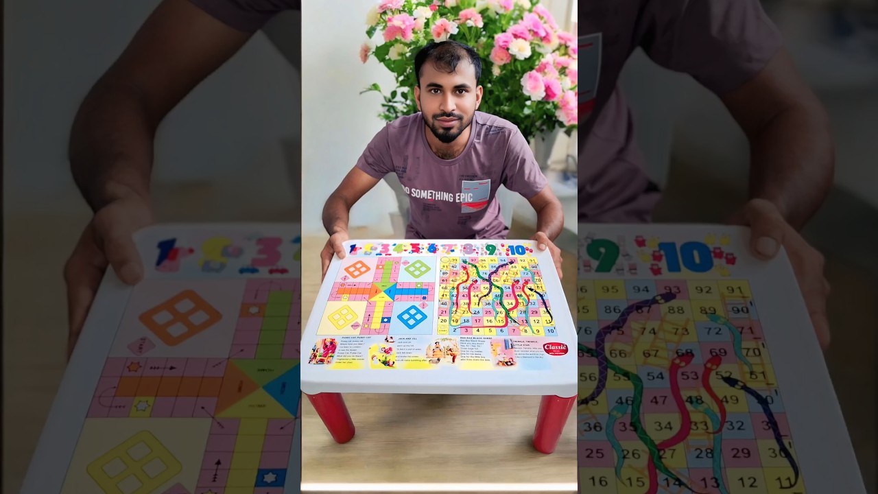 new model Ludo set unboxing and testing 🔥 small table set