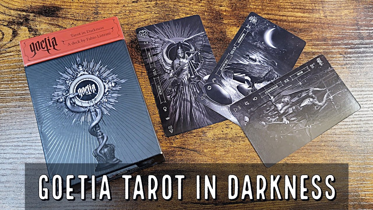 Goetia Tarot In Darkness | Flip Through and Review