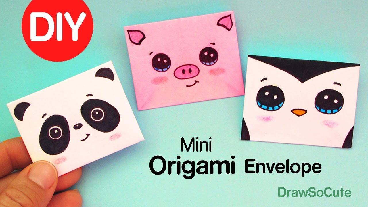 How to Make a Mini Origami Envelope Super Easy