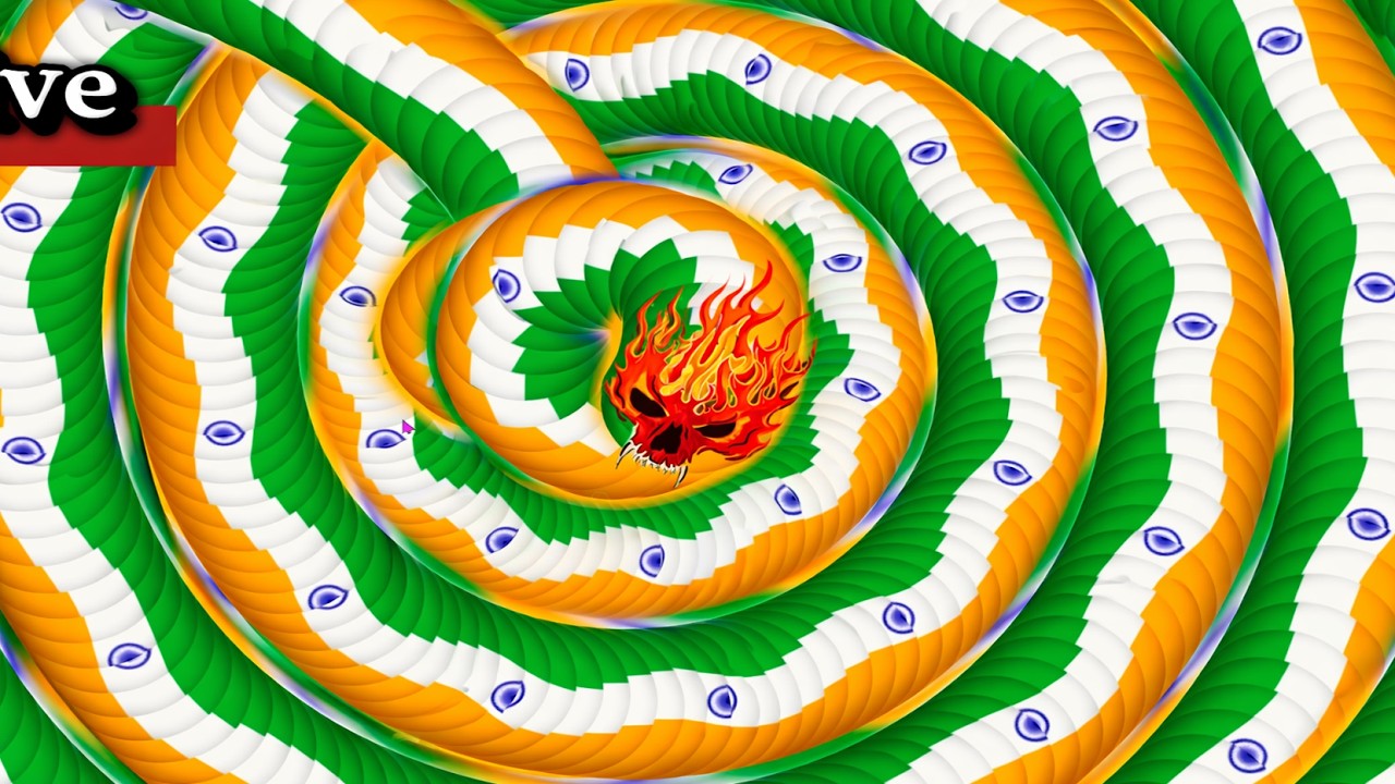 🔴The Most Powerful Indian blue Dragon Snake in Wormate.io !!! 🤯