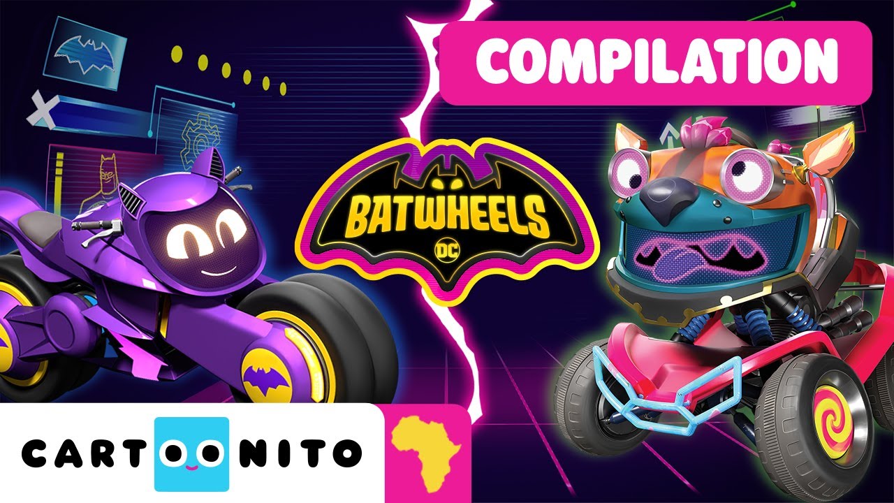 Bibi vs Jestah Compilation | Batwheels | Cartoonito Africa