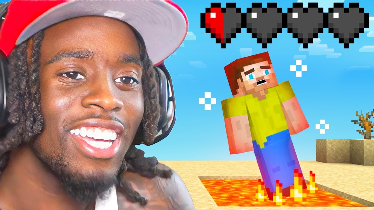 Kai Cenat Plays Minecraft w/ YourRAGE, BruceDropEmOff & AMP! [PART 1]