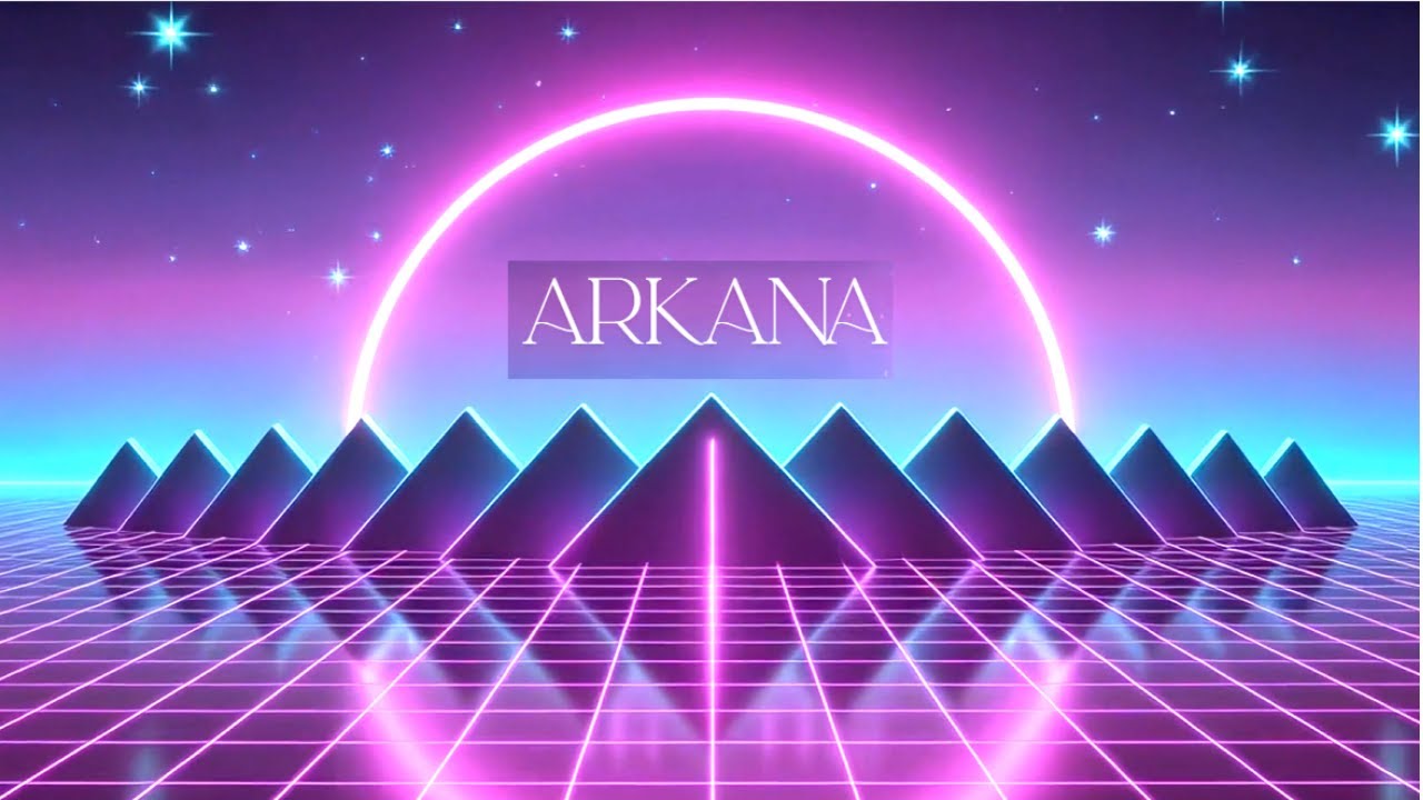 ⭐ ARVKANE — Arkana | Hypnotic Neon Synthwave Energy (Official Visualizer)