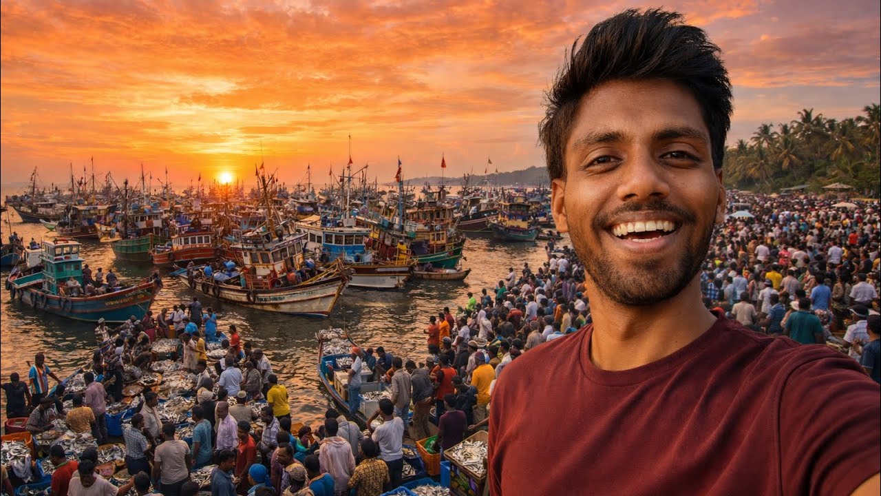 FIRST TIME I Visited The FISH HARBOUR 😯 Malpe Fish Harbour - Udupi Vlog