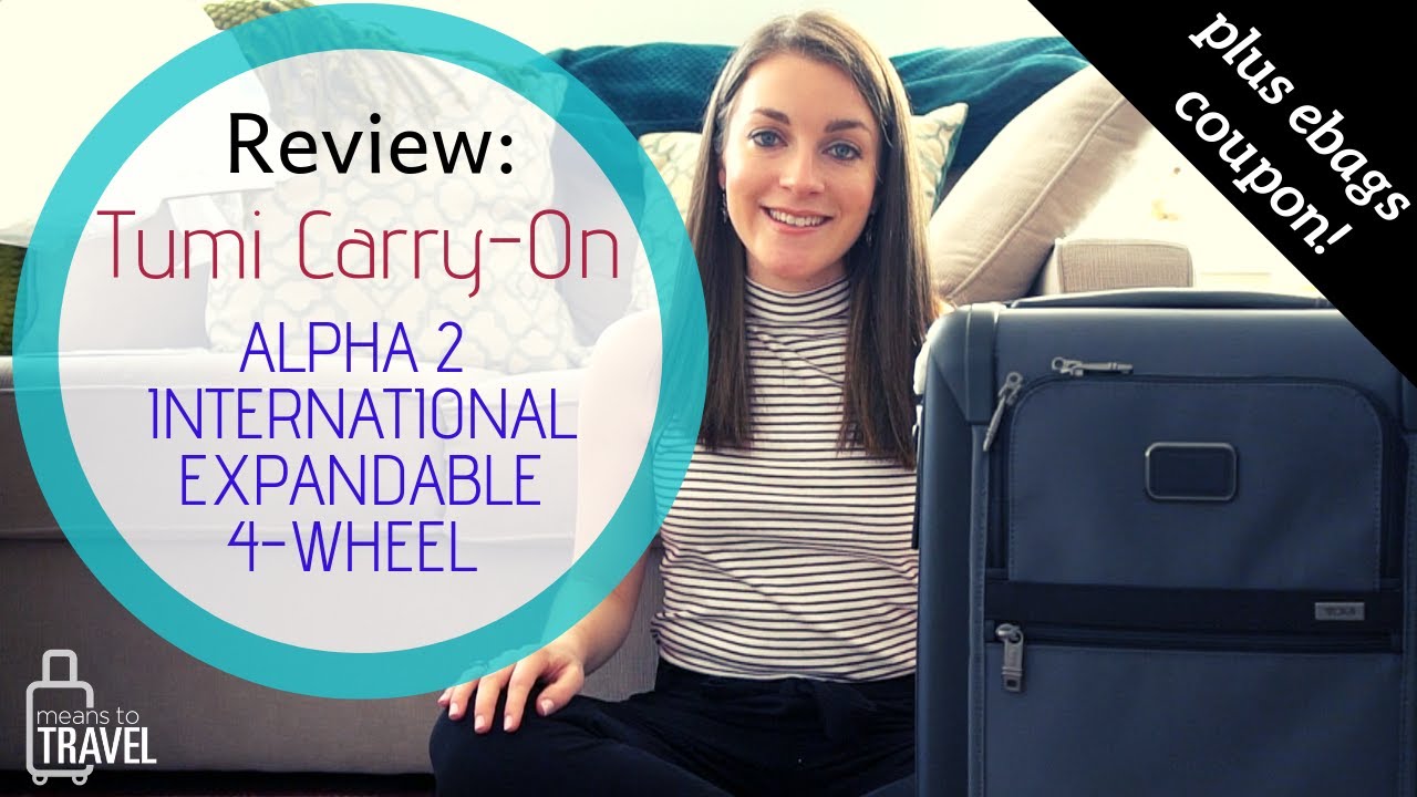 REVIEW OF THE TUMI ALPHA 2 INTERNATIONAL EXPANDABLE CARRY ON  -  PURCHASED ON EBAGS