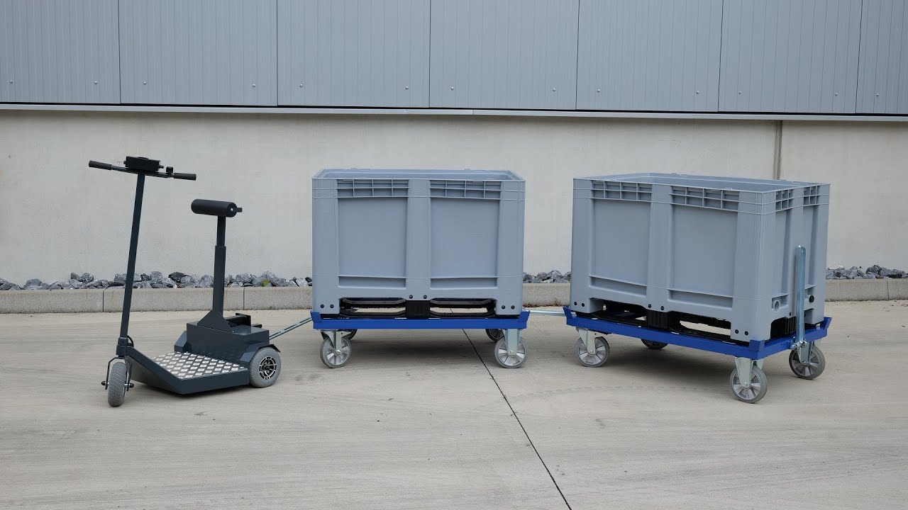 Feil rolltainer - Palettenfahrrahmen für Routenzüge in Industrie und mehr