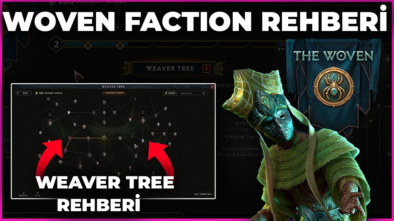 Tomb ve Cemetery Nedir / Weaver Tree Puanları / Woven  Faction Rehberi / Last Epoch Rehber