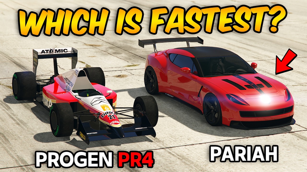 GTA 5 ONLINE - PROGEN PR4 VS PARIAH (WHICH IS FASTEST?)