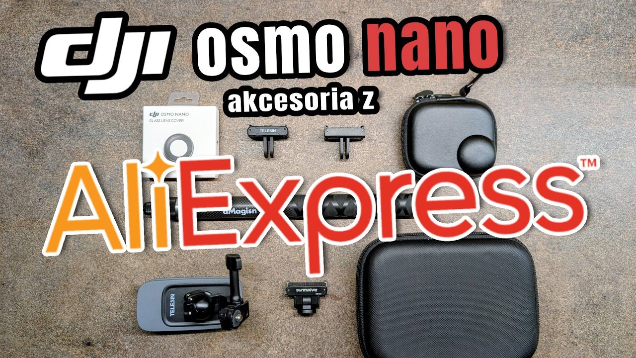 DJI Osmo Nano 🎥 - akcesoria z AliExpress 🛒 #dji #osmonano #aliexpress
