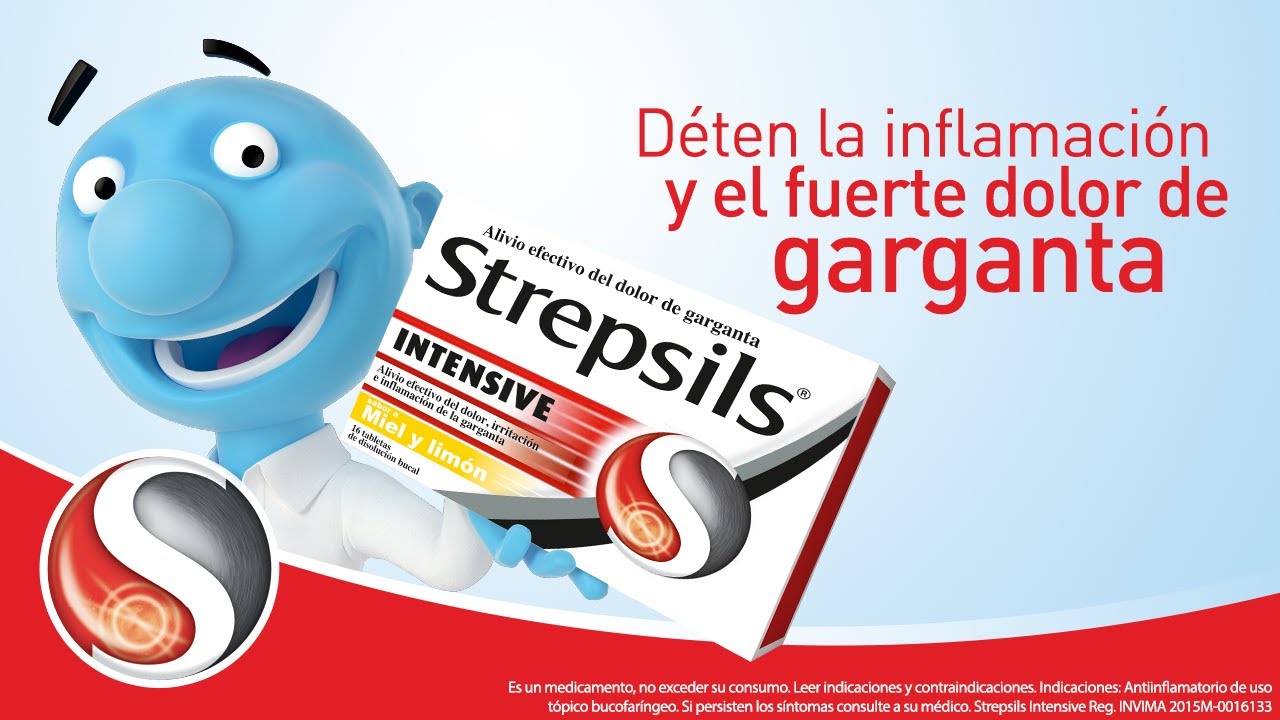 Strepsils, alivio efectivo de la inflamación y el dolor de garganta