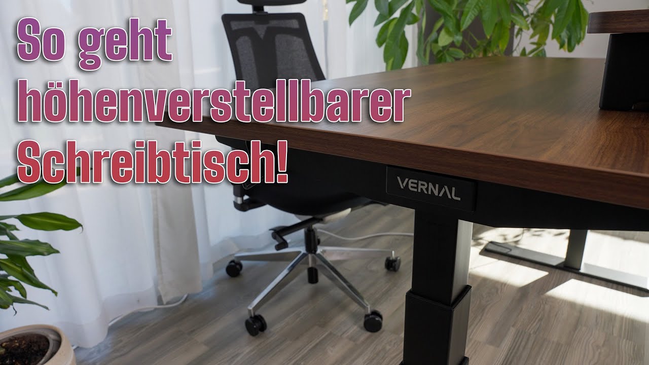 Vernal - Höhenverstellbarer Schreibtisch