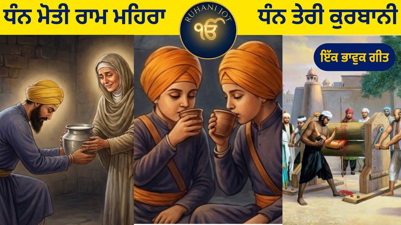 ਬਾਬਾ ਮੋਤੀ ਰਾਮ ਮਹਿਰਾ ਜੀ | ਸਰਹਿੰਦ ਦੀ ਮਹਾਨ ਸੇਵਾ ਤੇ ਬਲਿਦਾਨ | ਸਿੱਖ ਇਤਿਹਾਸ ਕਵਿਤਾ | Ruhani Jot