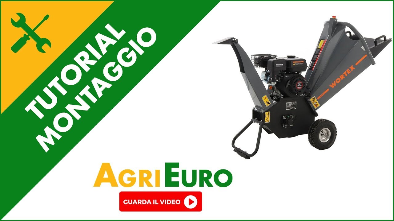 Montaggio biotrituratore a scoppio Wortex