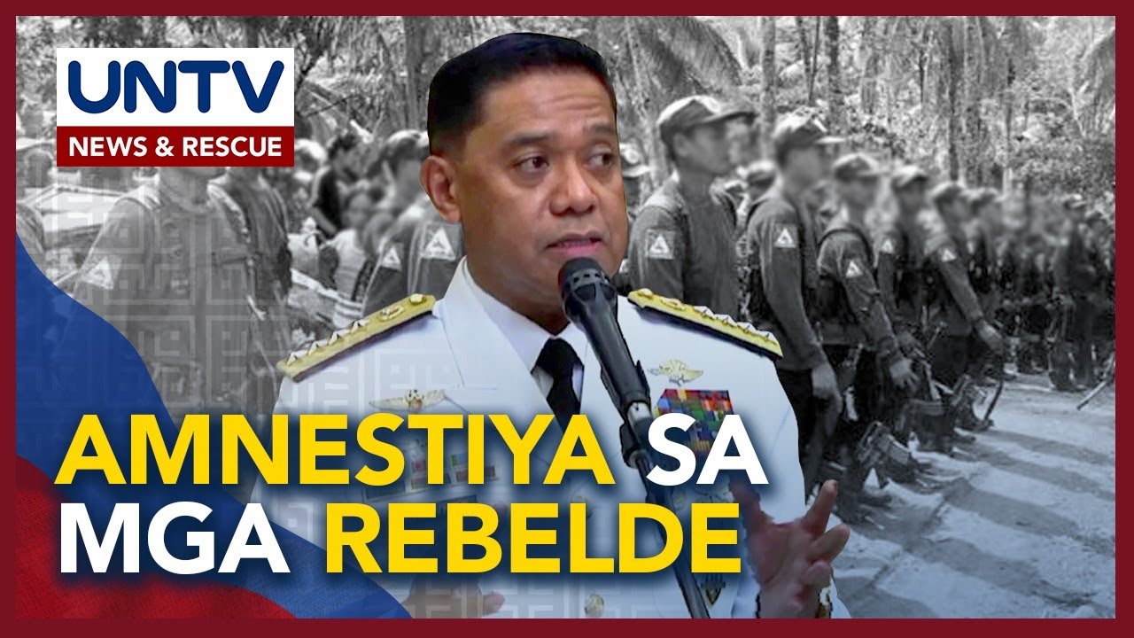 Panukalang amnestiya ni PBBM, malaking tulong para matapos ang problema sa mga rebelde – AFP chief