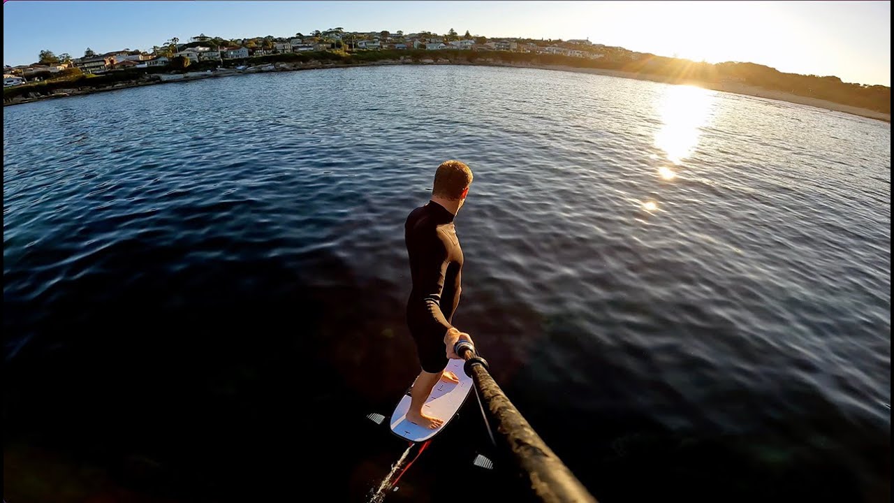 Relaxing afternoon in very glassy conditions and near flat waves