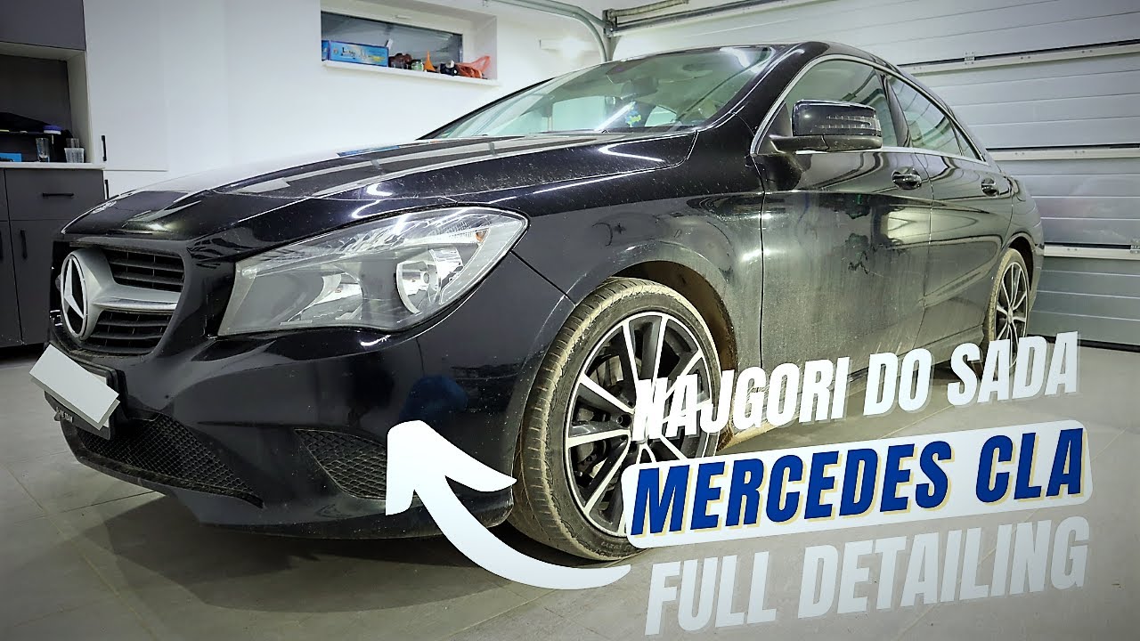 NAJGORI DO SADA!!!  Mercedes CLA Full transformacija / Poliranje / Dubinsko Pranje / Novi Sad