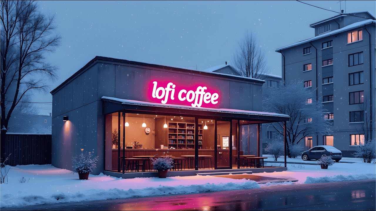 They’re Sleeping. You’re Winning 🌙 Snowy Cafe Lofi for Late Night Study