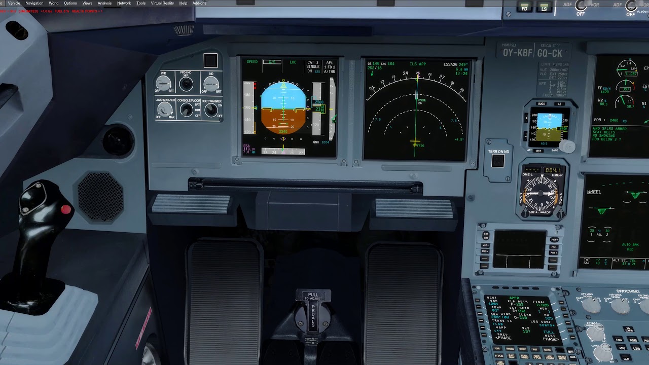 Approach ESSA ILS Rwy 26 (LEPA- ESSA)