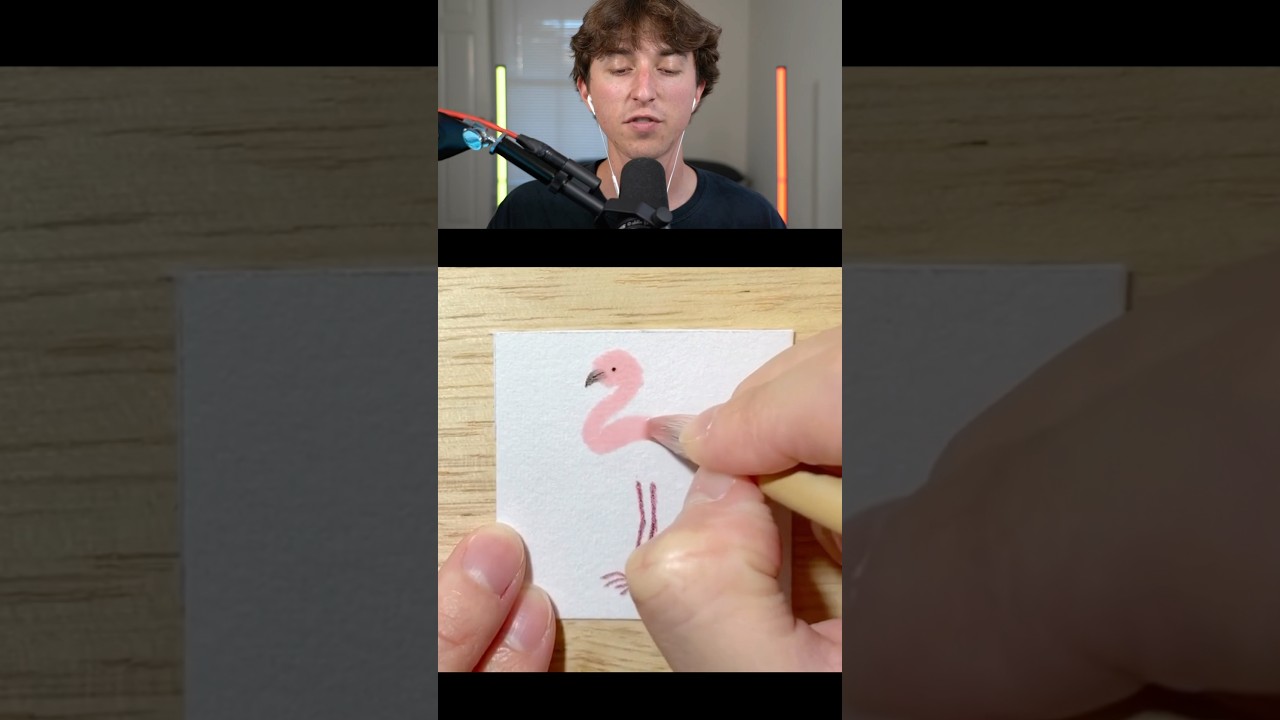 How To Draw Flamingo