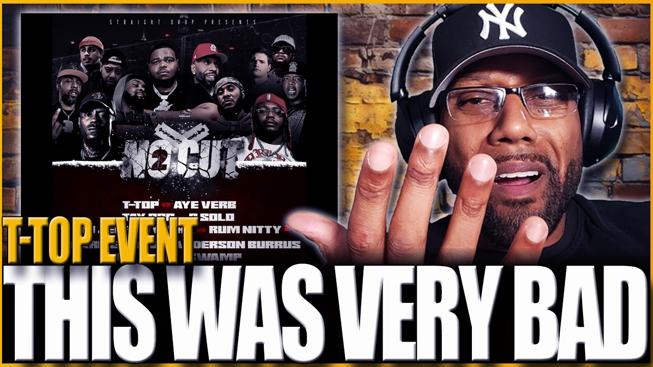T-TOP EVENT REACTION - LETS BE HONEST ABOUT BATTLE RAP