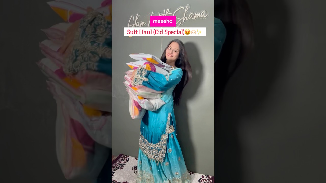 Meesho Suit Haul | Eid Suit #shorts #meesho