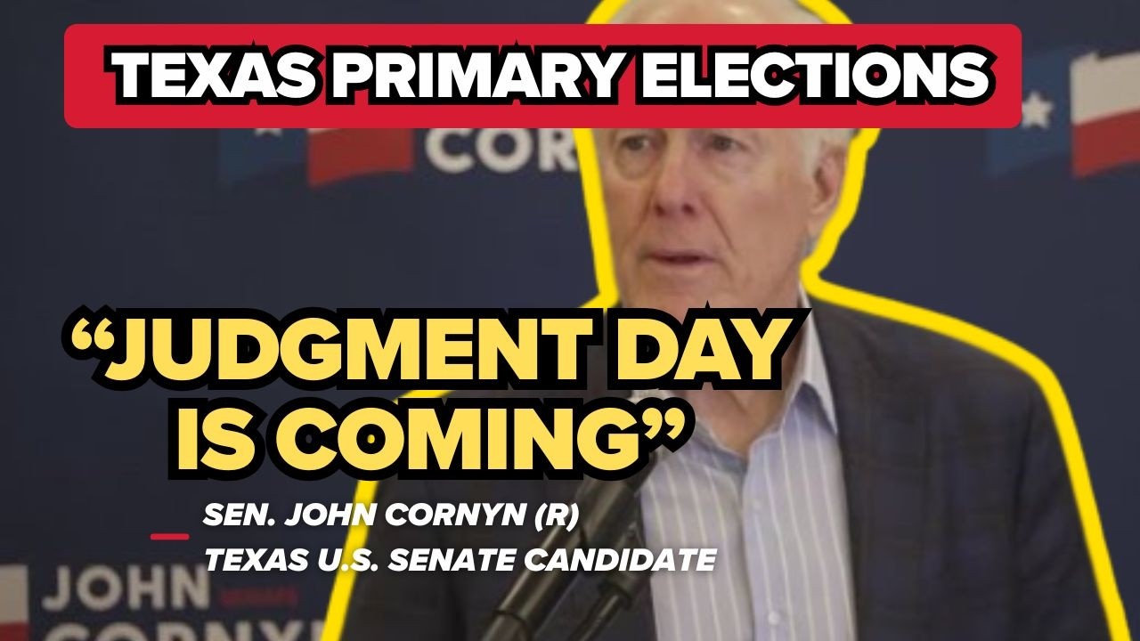 John Cornyn speaks as Texas Senate primary results continue coming in