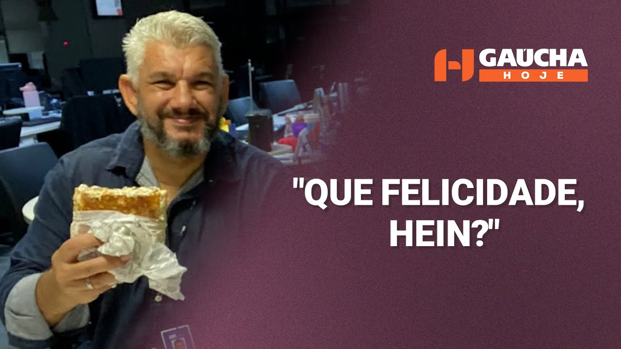 Apresentadores se divertem com 