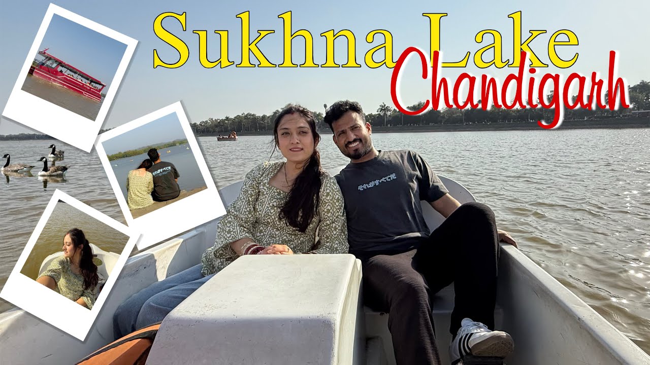 Chandigarh Ka Most Famous Spot Sukhna Lake ⛵️| Must Visit Place In Chandigarh | Sukhna Lake Vlog 