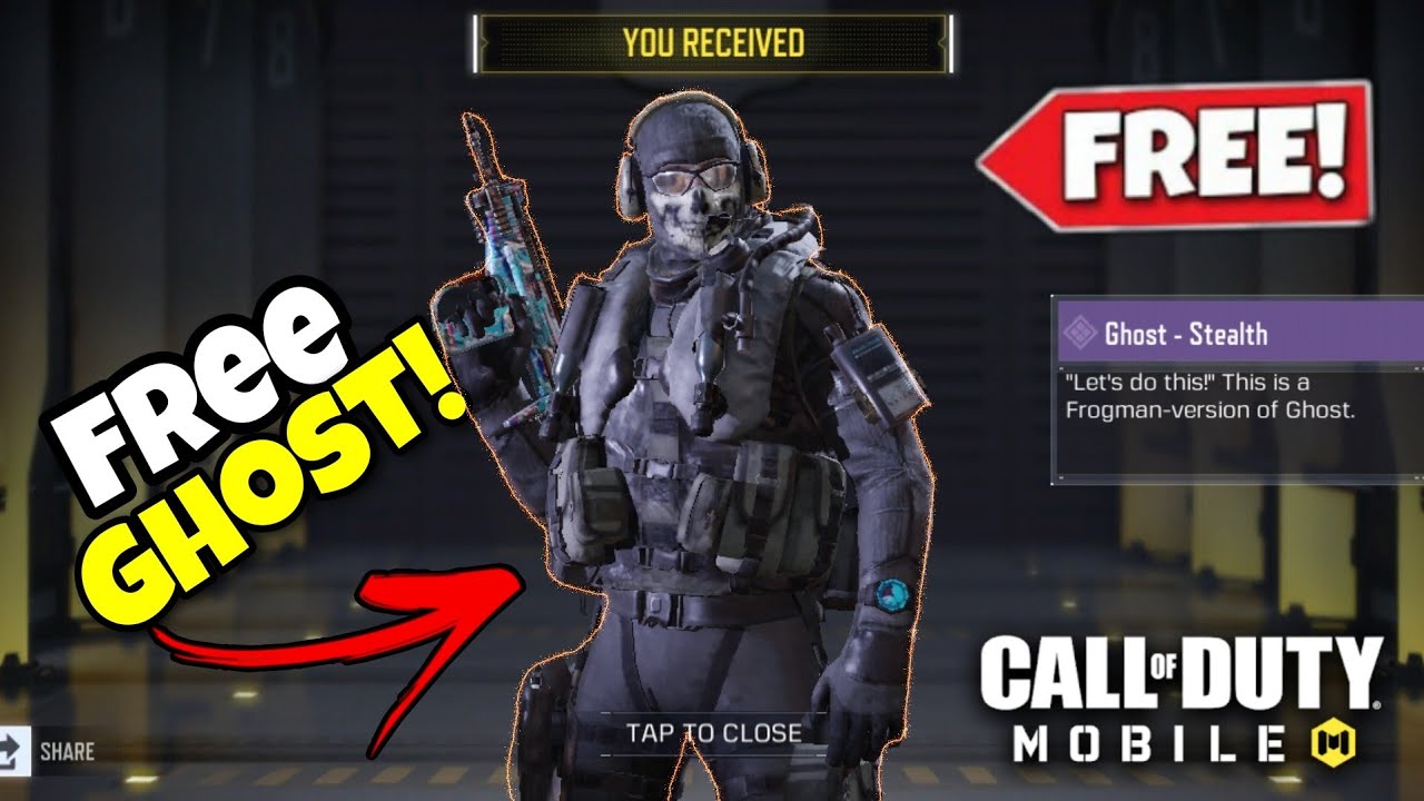 Как получить бесплатный скин призрака в Cod Mobile | Бесплатный скин призрака для Cod Mobile!