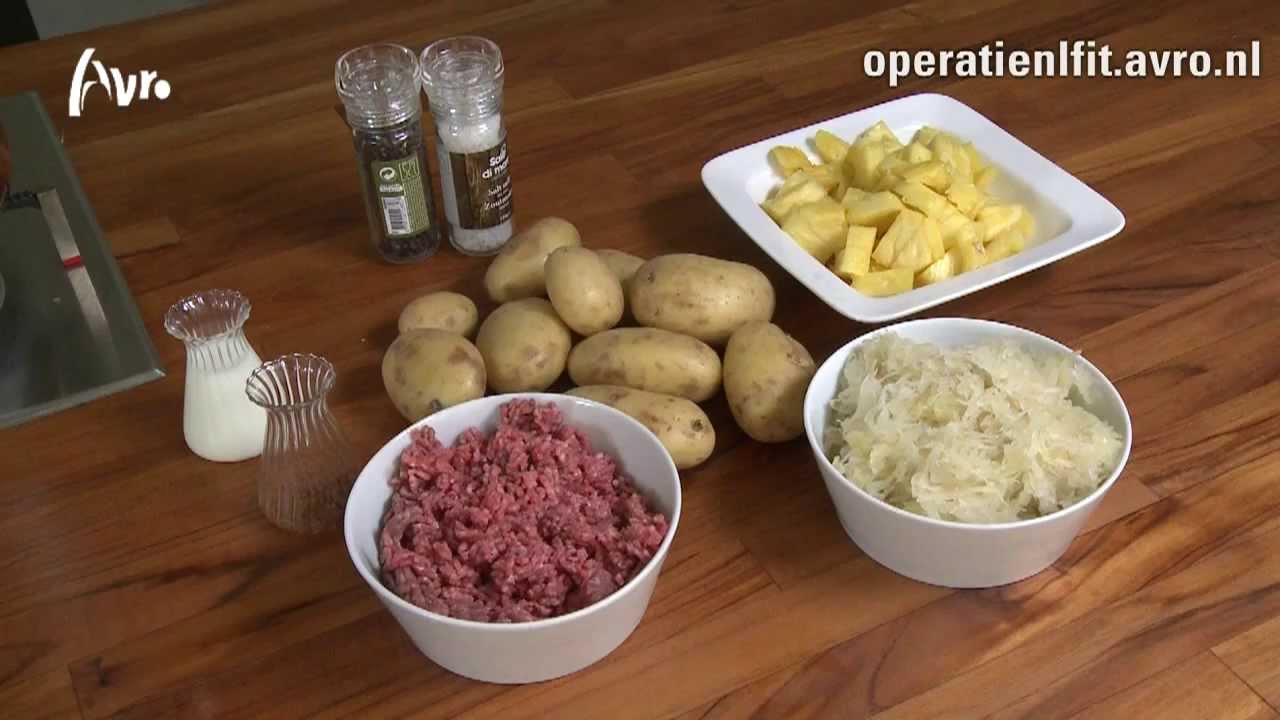 Operatie NL Fit - Zuurkoolschotel met ananas FOUT