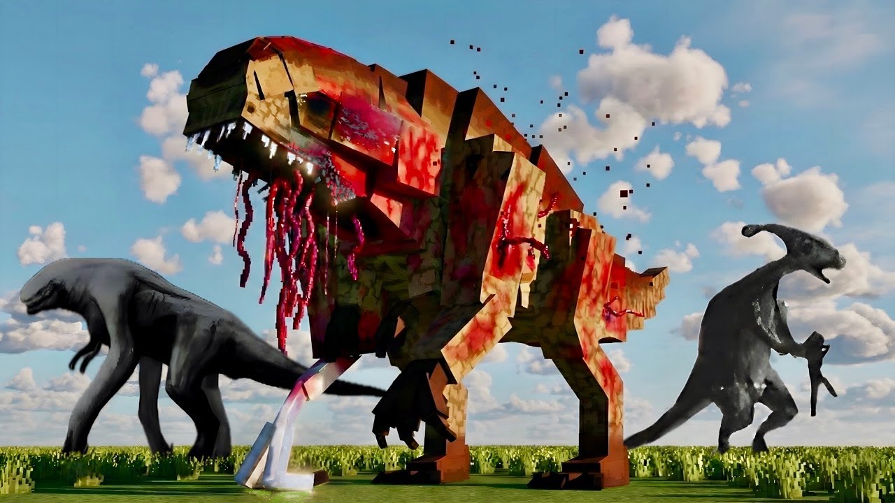 SOBREVIVO EN LA ISLA TACANO AL PARASITIC REX EN MINECRAFT