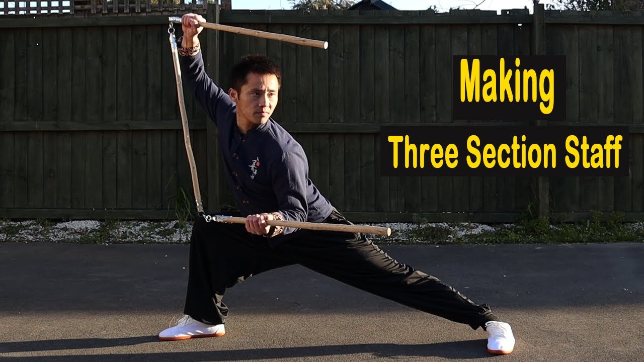 How to make Kung Fu Wushu Three Section Staff 三节棍