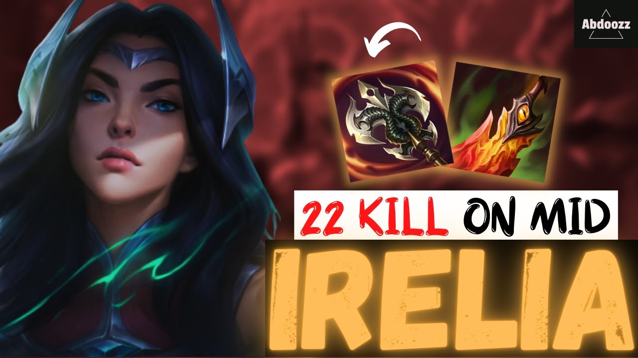 IRELIA GAME PLAY - جيم صعب ونهايته اصعب شوف للاخر - LEAGUE OF LEGENDS - نهاية غير متوقعة - اريليا -