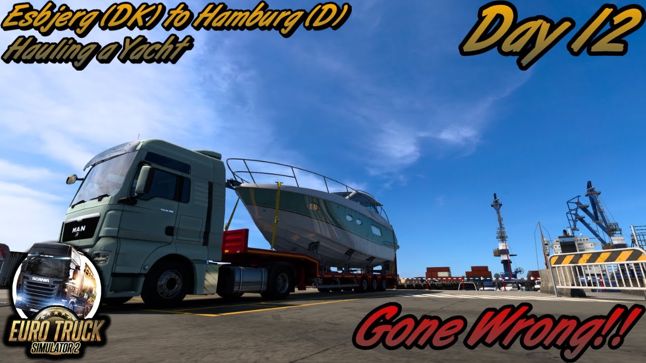 Day 12 Working As A Truck Driver! Esbjerg (DK) to Hamburg (D) GONE WRONG! - Euro Truck Simulator 2