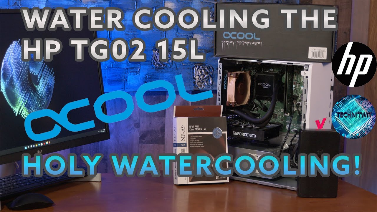 Масштабное обновление игрового ПК HP Victus 15L с жидкостным охлаждением TG02! Установка AlphaCoo...