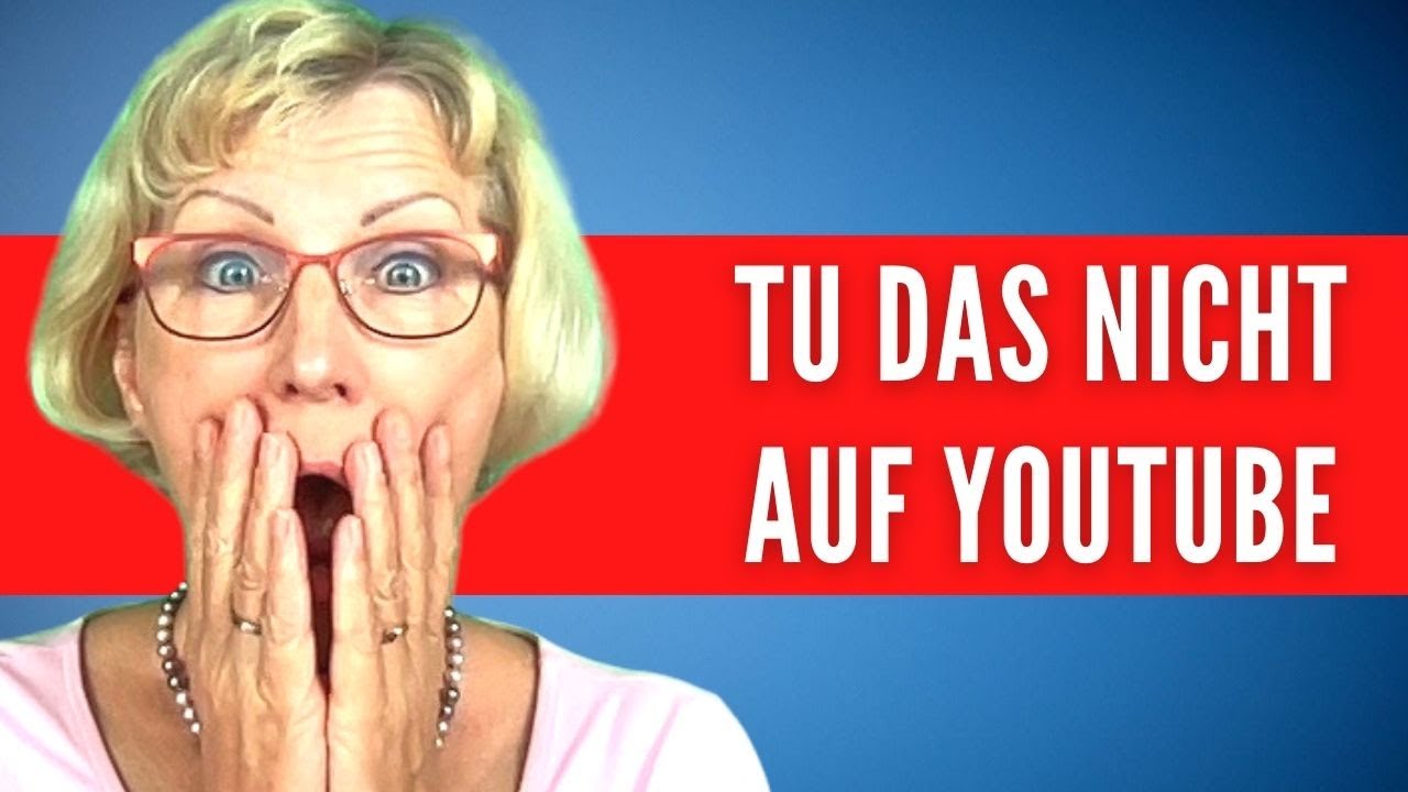Die 5 grössten Fehler auf YouTube (tu das nicht)