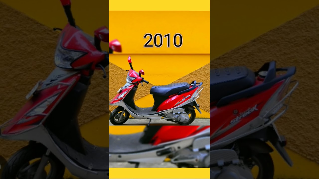 EVOLUTION OF TVS SCOOTY (2000 -~-2023 ) #$ #TVS #SCOOTY
