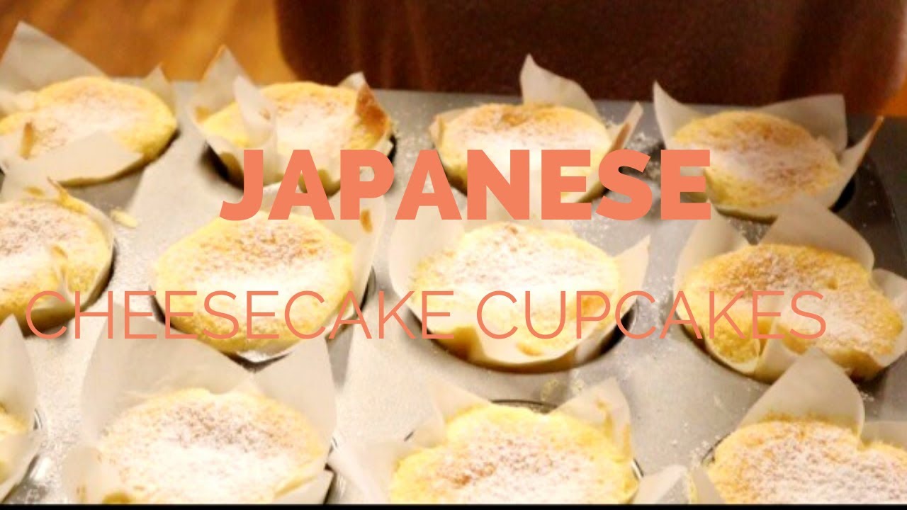 How to make JAPANESE CHEESECAKE CUPCAKES | by always jing