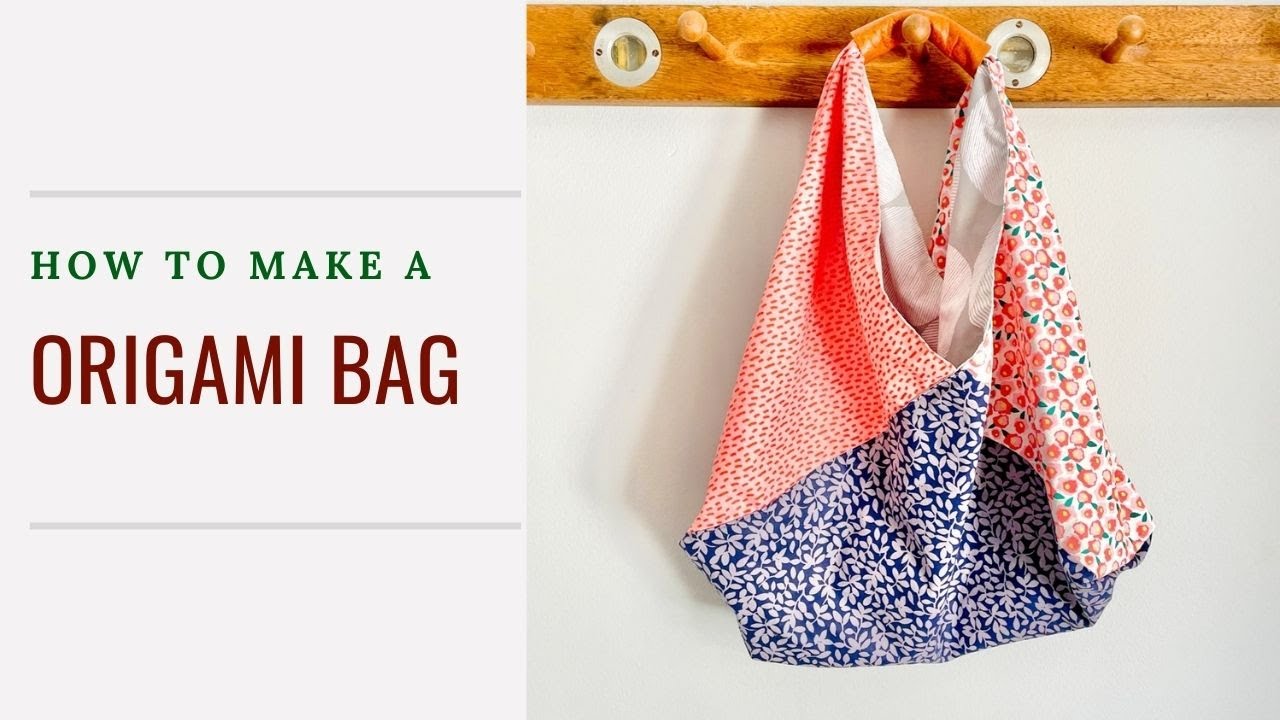 How to make an origami tote bag