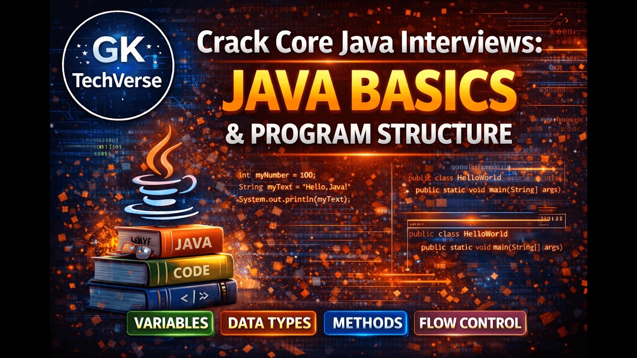 Java Basics Explained Clearly  | Core Java Interview Questions for Beginners| GK TechVerse