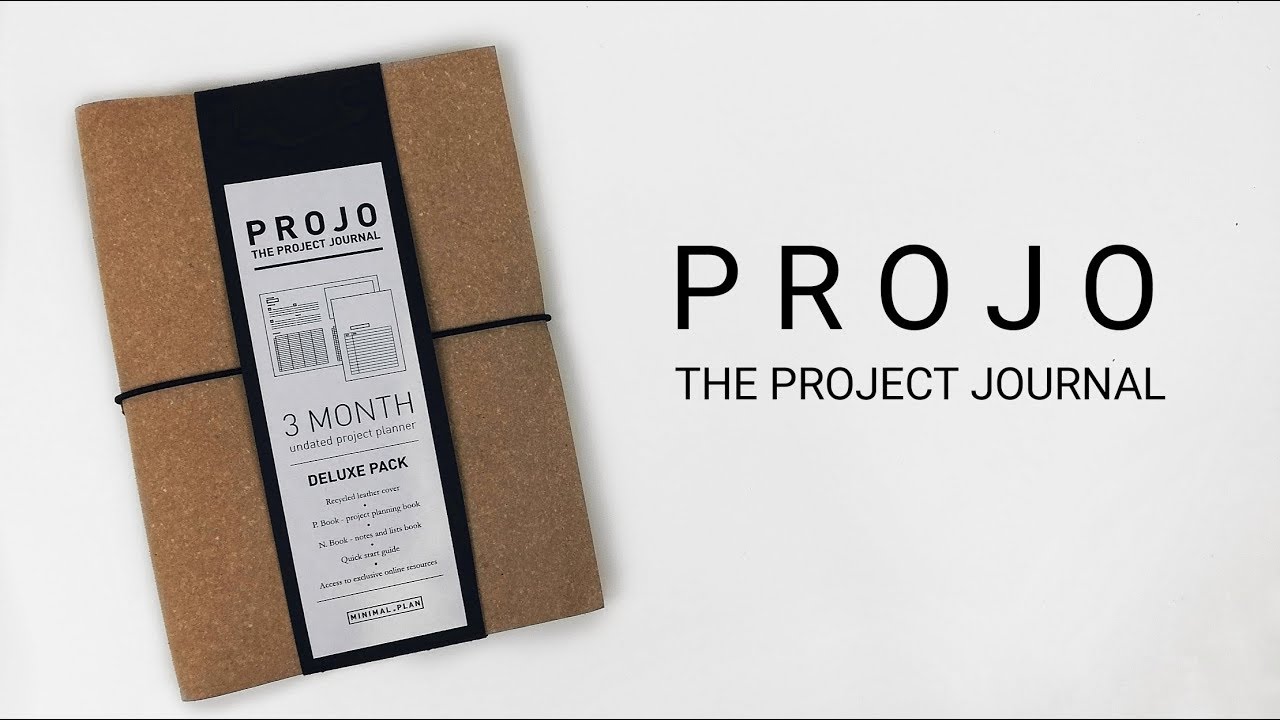 The Project Journal | Great Project Planning Tool by minimal.plan | The Boosted Journal