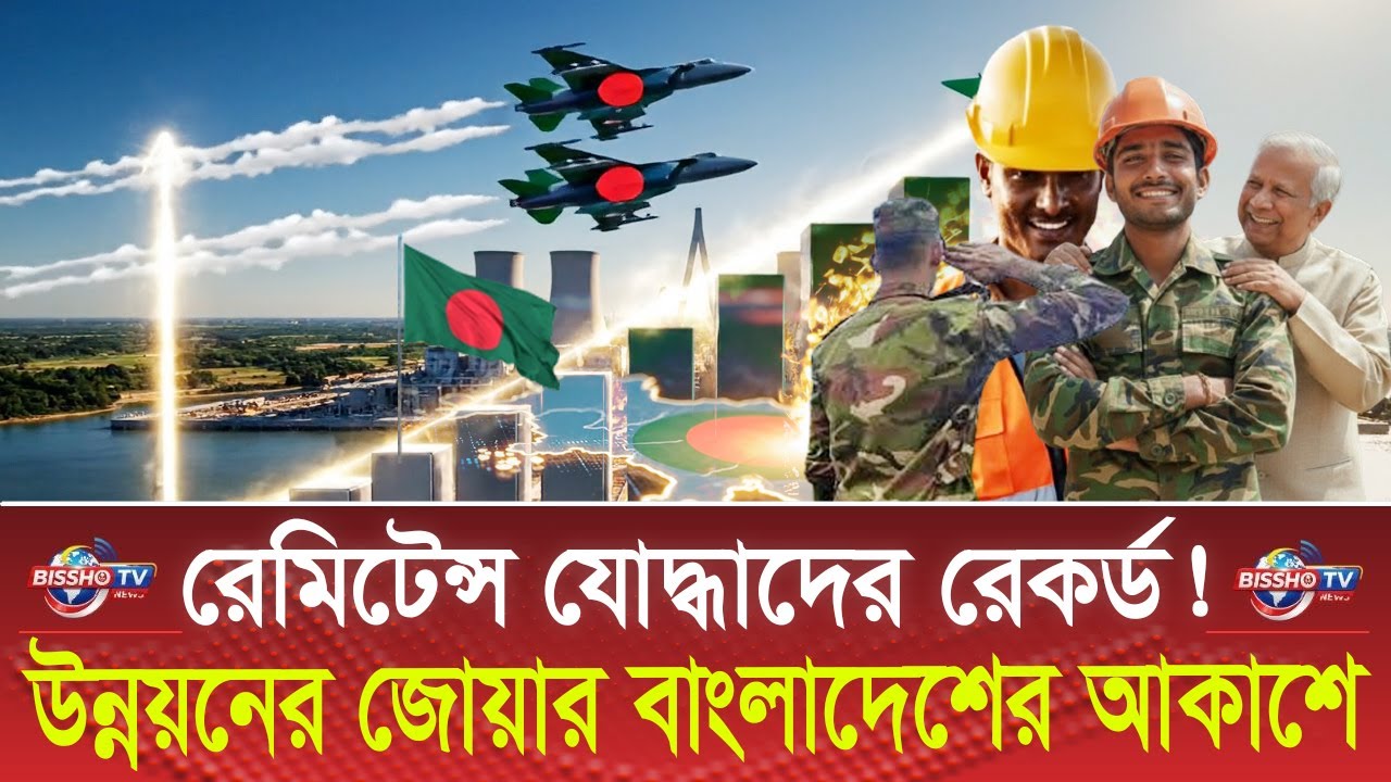 উন্নয়নের জোয়ার বাংলাদেশের আকাশে! | Bangladesh Development, Remittance Growth, Economy Update | TV