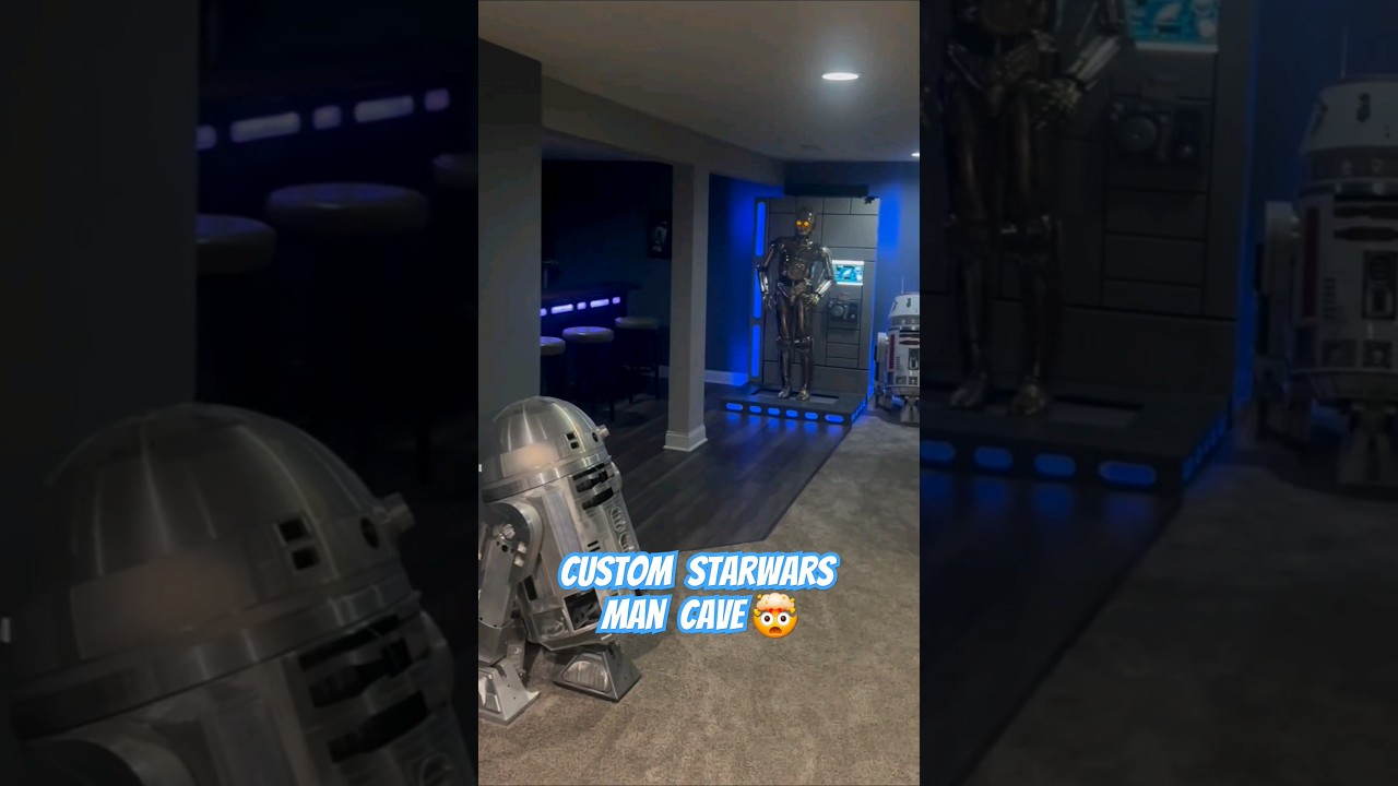 Custom Starwars Bar and Man cave ! #starwars #custom #bar #shorts